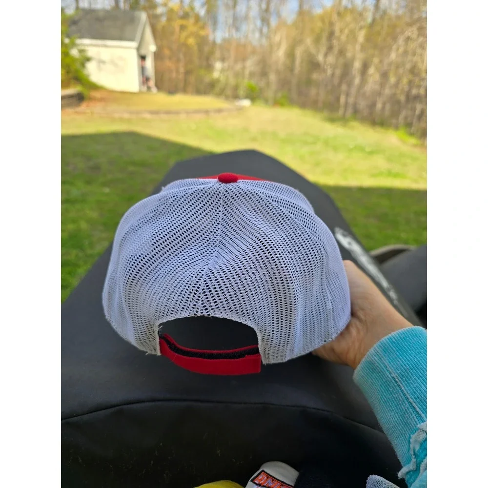 47 Brand Kansas City Chiefs Youth Trucker Hat‎ Red White Adjustable NFL Cap